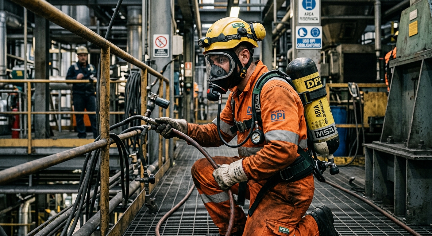 Autorespiratore per la protezione delle vie respiratorie