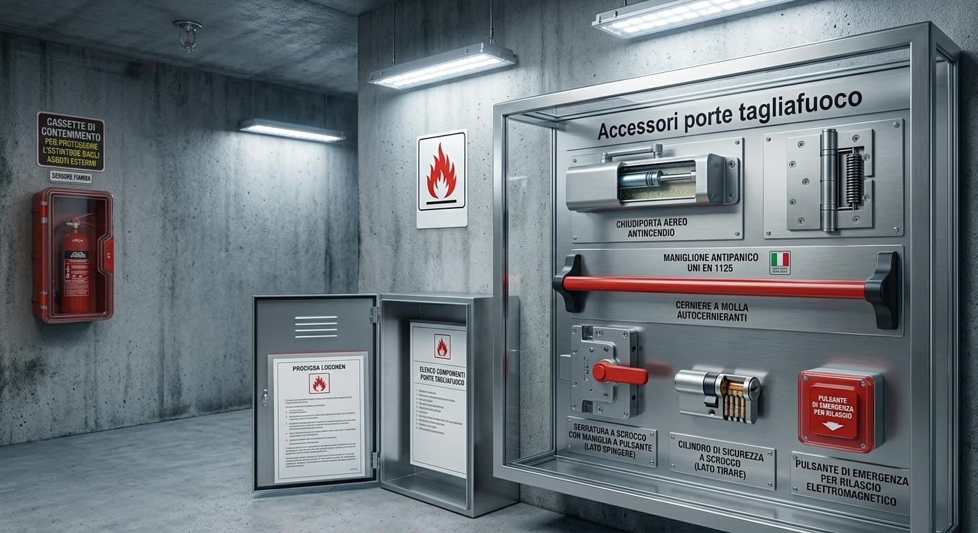 Accessori per porte tagliafuoco